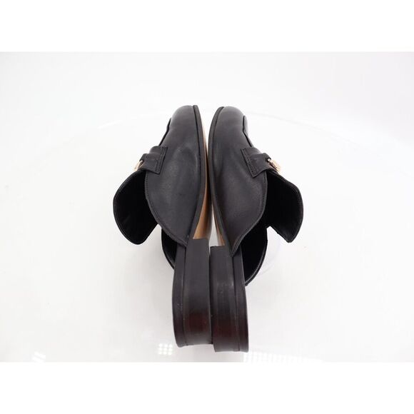 Bruno Magli Dalia Horsebit Mule Womens 7.5 BLack Leather Low Heel Slip on Comfy - Picture 10 of 14